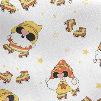 Ice Skating Dwarf Family Jersey Backed Fleece