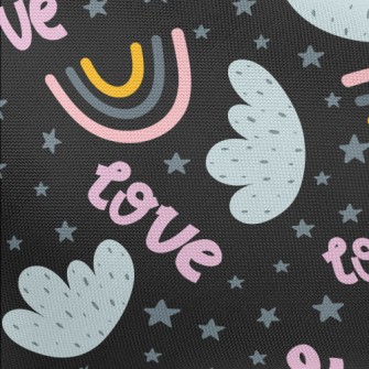 Rainbow Clouds Of Love Pongee