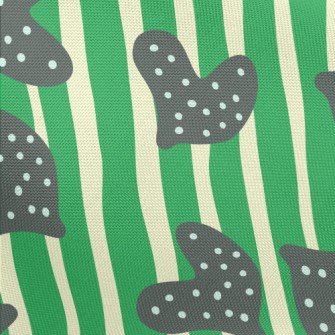 Straight Love Dots Pongee