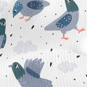 Lively Walking Pigeon Stretch Jersey
