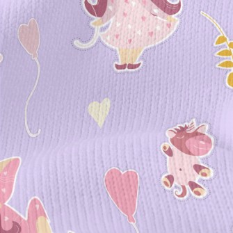 Shy Little Girl Stretch Jersey