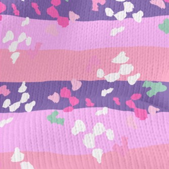 Horizontal Art Color Block Stretch Jersey
