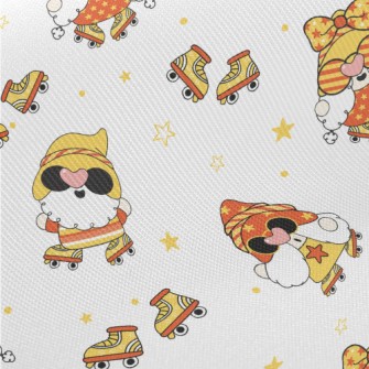 Ice Skating Dwarf Family Midweight Cotton Poplin