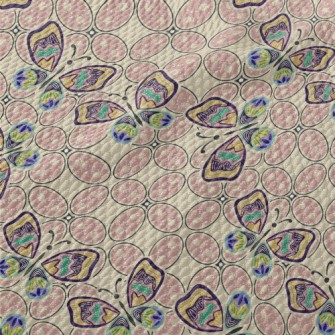 Mysterious Totem Butterfly Birdseye Piqué