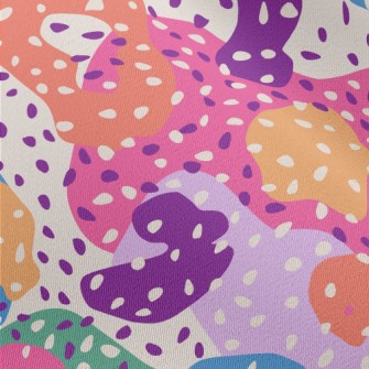 Abstract Color Blocks Chiffon