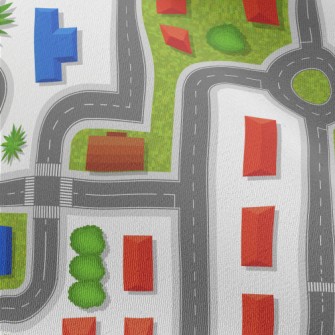 Aerial Road Map Chiffon