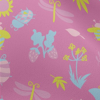 Fluorescent Butterfly Ladybug  Chiffon