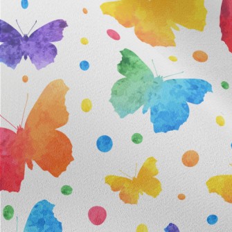 Watercolor Butterfly Chiffon