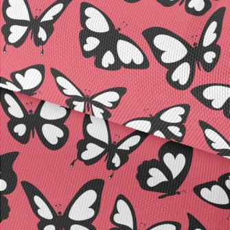 Simple Black And White Butterf Waterproof Oxford