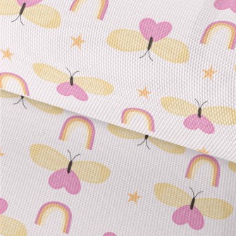 Moths Stars Rainbow Waterproof Oxford