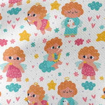 Angel Cupid Baby Waterproof Canvas