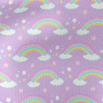 Dreamy Stars Rainbow Waterproof Canvas