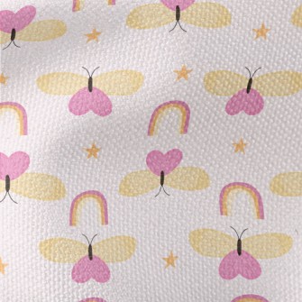 Moths Stars Rainbow Waterproof Canvas