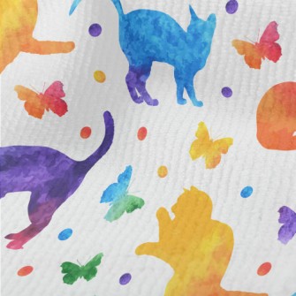 Colorful Cat Butterfly Terry