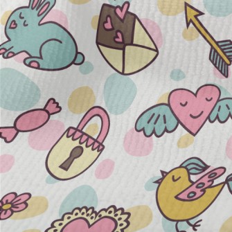 Colorful Cartoon Pattern Terry