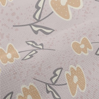 Mysterious Abstract Flowers An Performance Linen