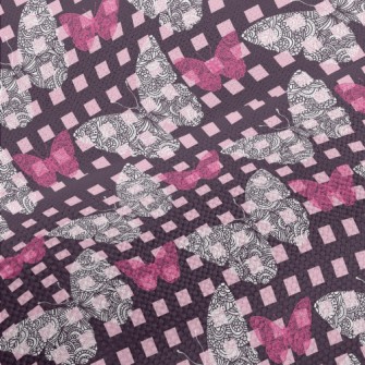 Lattice Basket Empty Butterfly Performance Linen