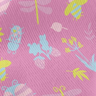 Fluorescent Butterfly Ladybug  Standard Corduroy