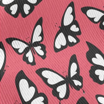 Simple Black And White Butterf Standard Corduroy