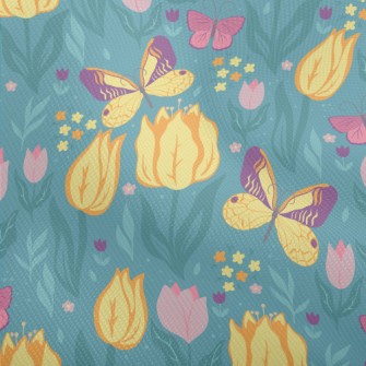 Butterfly Tulip Garden Dobby