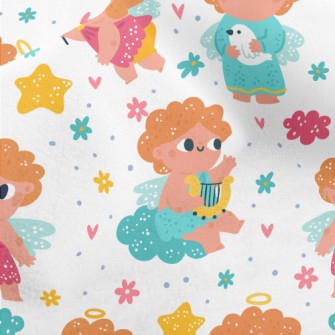 Angel Cupid Baby Micro Fleece