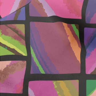 Colored Square Geometry Micro Fleece