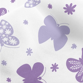 Cute Flying Butterfly Micro Fleece