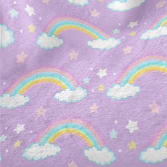 Dreamy Stars Rainbow Minky