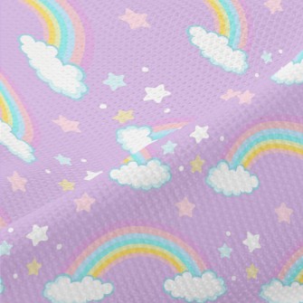 Dreamy Stars Rainbow Piqué