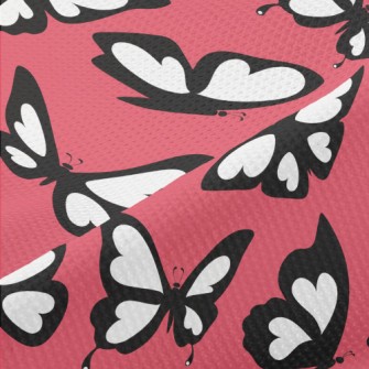 Simple Black And White Butterf Piqué