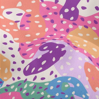 Abstract Color Blocks Lightweight Performance Linen