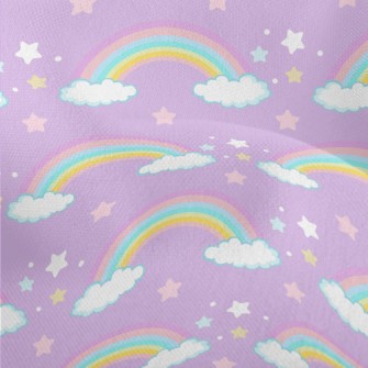 Dreamy Stars Rainbow Lightweight Performance Linen