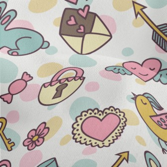 Colorful Cartoon Pattern Lightweight Performance Linen