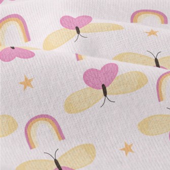 Moths Stars Rainbow Modern Jersey