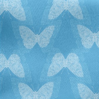 Carved Butterfly Jersey Backed Fleece