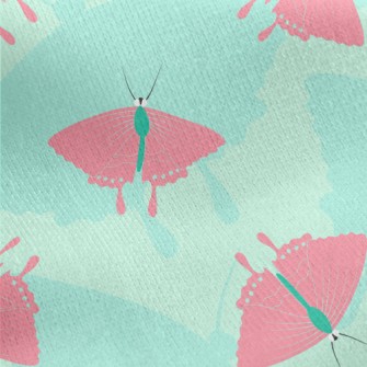 Moths Big And Small Jersey Backed Fleece