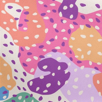 Abstract Color Blocks Pongee