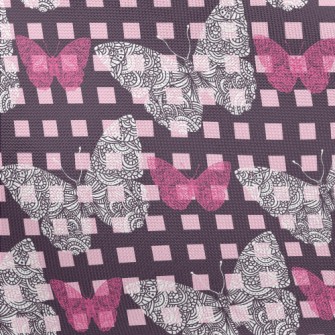 Lattice Basket Empty Butterfly Pongee