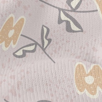 Mysterious Abstract Flowers An Stretch Jersey