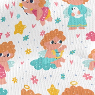 Angel Cupid Baby Stretch Jersey
