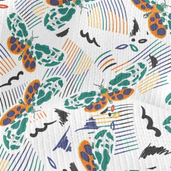 Special Pattern Moth Stretch Jersey