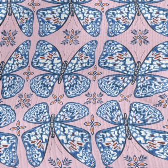 Elegant Pattern Butterfly Stretch Jersey