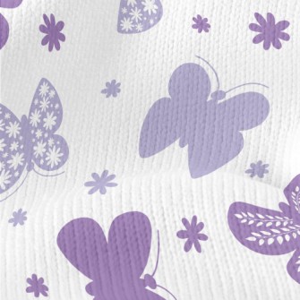 Cute Flying Butterfly Stretch Jersey