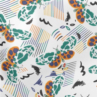 Special Pattern Moth Lightweight Cotton Poplin