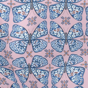 Elegant Pattern Butterfly Lightweight Cotton Poplin