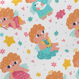 Angel Cupid Baby Midweight Cotton Poplin