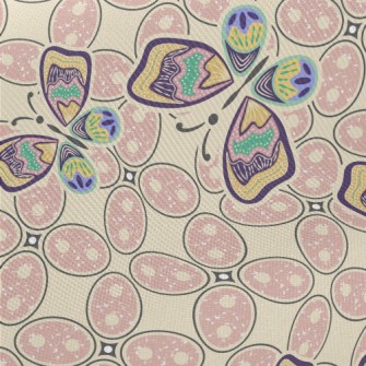 Mysterious Totem Butterfly Midweight Cotton Poplin