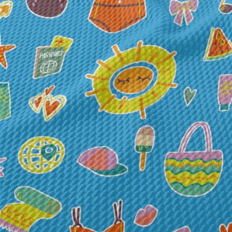 Essential Beach Equipment Birdseye Piqué