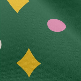 Shiny Two-color Dots Chiffon