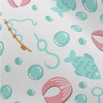 Deep Sea Fish Chunks Chiffon